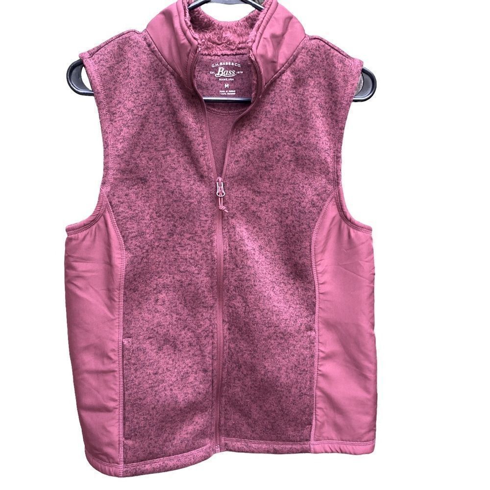 G. H. Bass & Co Fleece Vest Size Medium